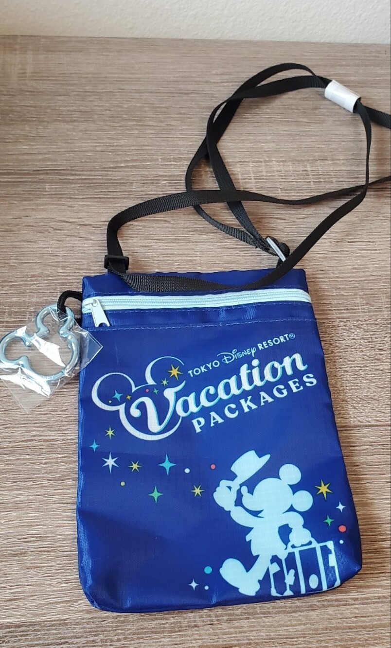 Disney Blue Vacation Packages Crossbody Bag